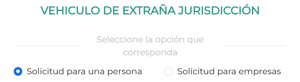 vehículo extraña juridicción