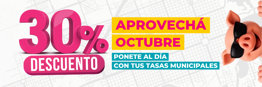 Portal Tributario Descuento 30% Octubre